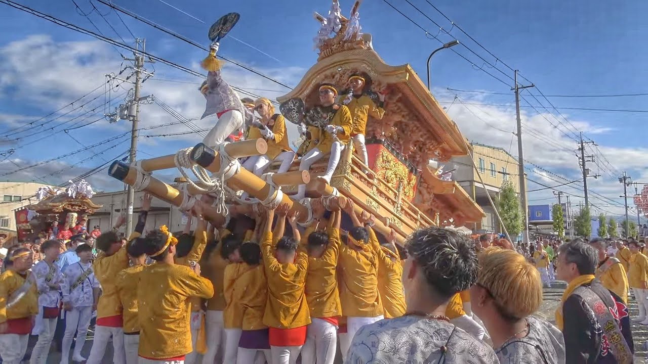 2025.10.18 富田林市【中野町】だんじり 企業団地パレード 美具久留御魂連合会