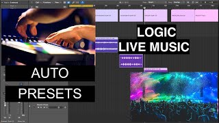 LOGIC PRO PER I LIVE - CAMBIO PRESET AUTOMATICO MENTRE IL PROGETTO CON LE BASI E LE CANZONI SCORRE screenshot 2