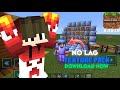 Best Lag-Free Texture Pack for Minecraft & Craftsman 0.15.10! 🚀 (Link in Description)