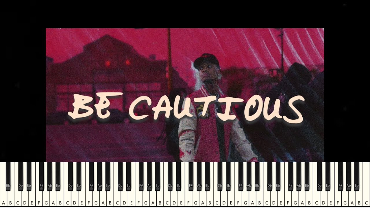 Be Cautious piano - Toosii