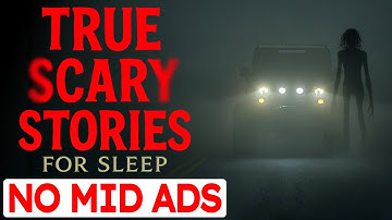 6 HOURS of TRUE Scary Stories for Sleep | 🛑 NO MID ADS | Gentle Rain Sounds | Black Screen | Vol 12