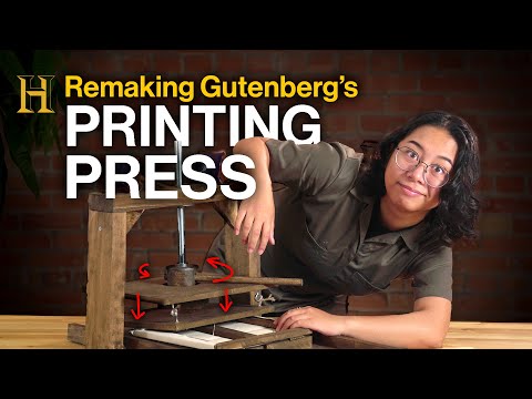 Is Gutenberg&rsquo;s printing press still useful? | History Remade with Sabrina