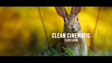 Clean Cinematic Slideshow After Effects Templates