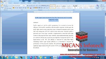 Traffic Light Control System for Four Way Intersection and T Crossing Using Fuzzy Logic