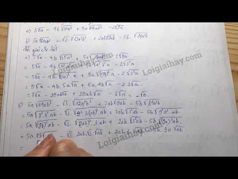 Video Giải bài 59 trang 32 SGK toán 9 tập 1 - youtube