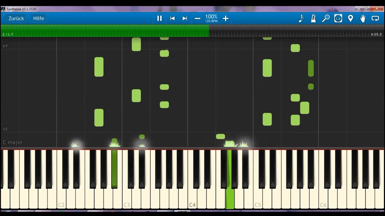 Savant Sayonara piano cover (Synthesia tutorial) YouTube