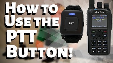How to Use the PTT Button on an AnyTone AT-D878UV PLUS!