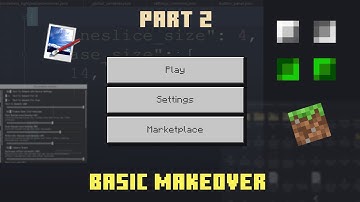 GUI Tutorial Series - Basic Makeover | Bedrock Resource Pack