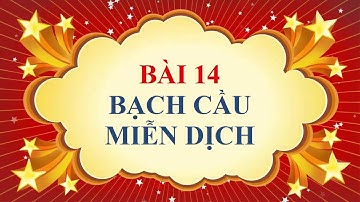 Sinh học lớp 8 - Bài 14 - Bạch cầu -  miễn dịch
