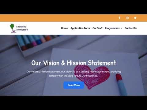 Pre-School Website Creation