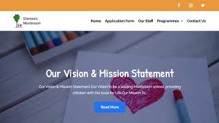 Pre-School Website Creation
