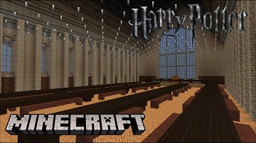 Harry Potter In Minecraft | The Great Hall | Building Hogwarts | Episode 4