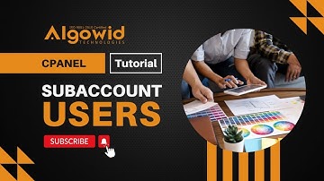 cPanel Tutorial - How to create a Subaccount user