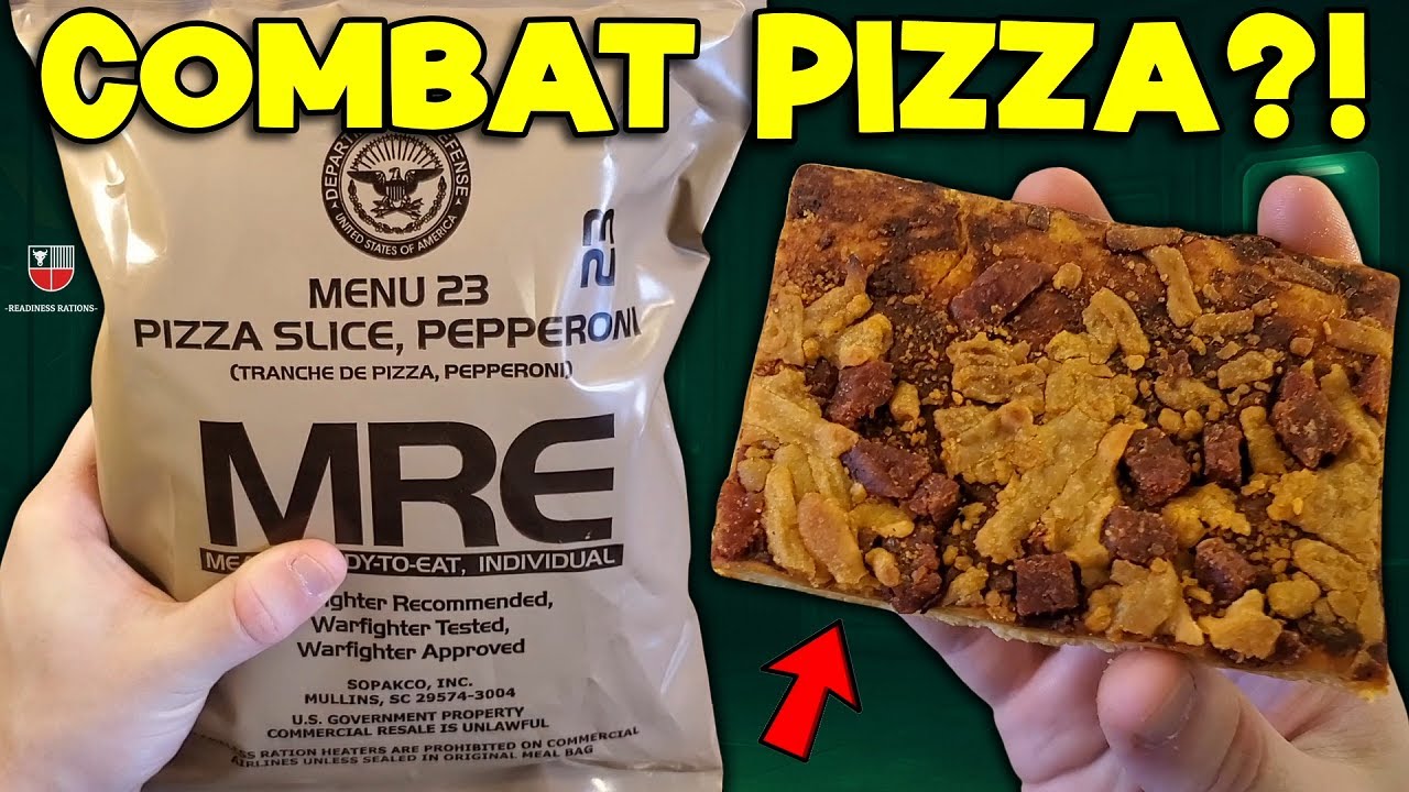 MRE Pizza: Ration Innovation or Failure? 🍕 Menu 23 Pepperoni Slice Military Meal Ready To Eat Review