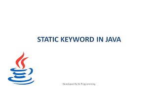 static keyword in java || part 1 in hindi