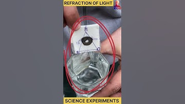 example of refraction | science experiment | #experiment #science #physics #shorts