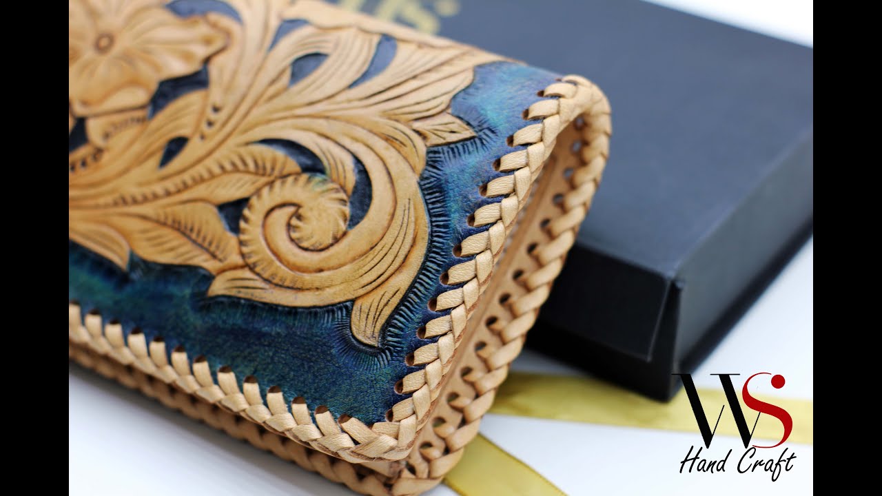 طريقة جدل حرف الجلد  How to Lacing Leather Edge