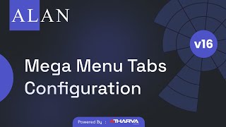 How to Configure Tab Mega Menu | Alan Theme v16 | Atharva System