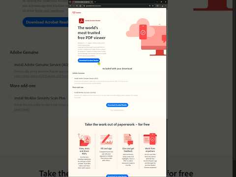 How to install Free Adobe Acrobat Reader | How to make Acrobat Reader default app for PDFs
