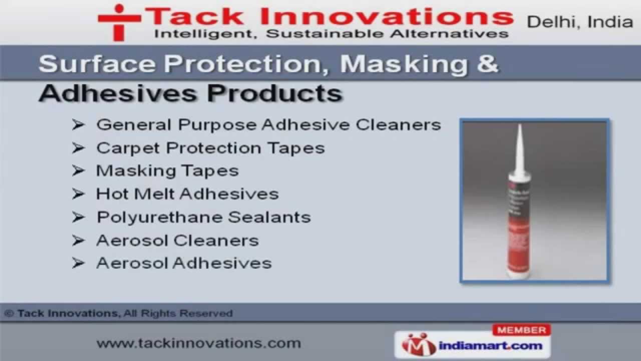 Adhesives, Sealants and Allied Products by Tack Innovations, New Delhi YouTube