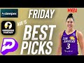 PrizePicks WNBA Friday Best Player Prop Bets 8/15/25 | Best WNBA Parlay Picks Today August 15 🚀