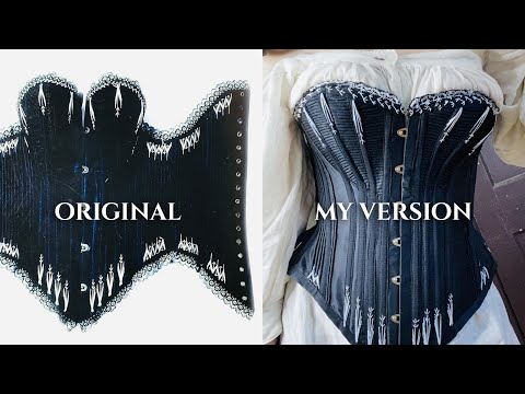 First sewing project, 1950's corset with a busk flap. Any advice on fit? Or  maybe other remarks? : r/corsetry