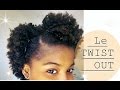 Flat Twist out sur cheveux crepus courts