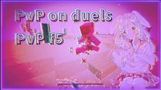 💢PVP on duels💢 ✖️mini montage✖️ #pvp #minecraft #montage