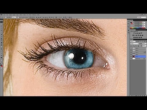 თვალის ფერის შეცვლა და მისი დეტალიზაცია - How to correct eye details and how to change eye color
