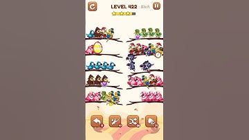 Bird Sort 2: Color Puzzle Level 422 #games #gaming #gameplay
