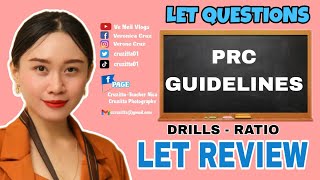 FINAL INSTRUCTIONS | PRC GUIDELINES | LET REVIEW | LET INSTRUCTIONS | with CRUZITTA