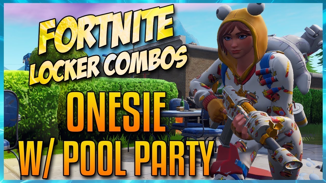 Fortnite Locker Combos Onesie W Pool Party Glidurrr Party - thesalvajecartel fortnitelockercombos fortnitebattleroyale