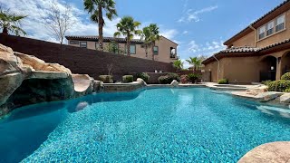 Blue Lagoon $1.6M Spanish Contemporary Secluded Guard Gated Henderson 4805 Sqft, 5BA, 6BA, 3CAR