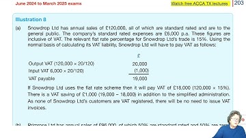 Hoofdstuk 24 Omzetbelasting – BTW (deel 4) - ACCA TX-UK Belastingheffing (FA 2023)
