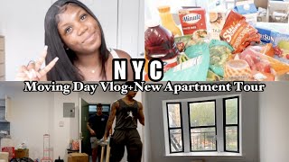 NYC 2021 EMPTY APARTMENT TOUR + MOVING DAY VLOG | angeliejb
