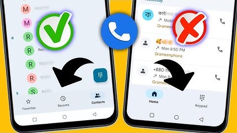 How to Fix Phone Call Dialer Keypad Change Problem | Only Home & Keypad Showing Problem