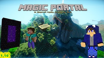 Minecraft - Magic Portals with only one command | 1.10 | HDJO | ENG | HD