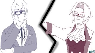 Kris and Miles go to trial (Ace Attorney Animatic)