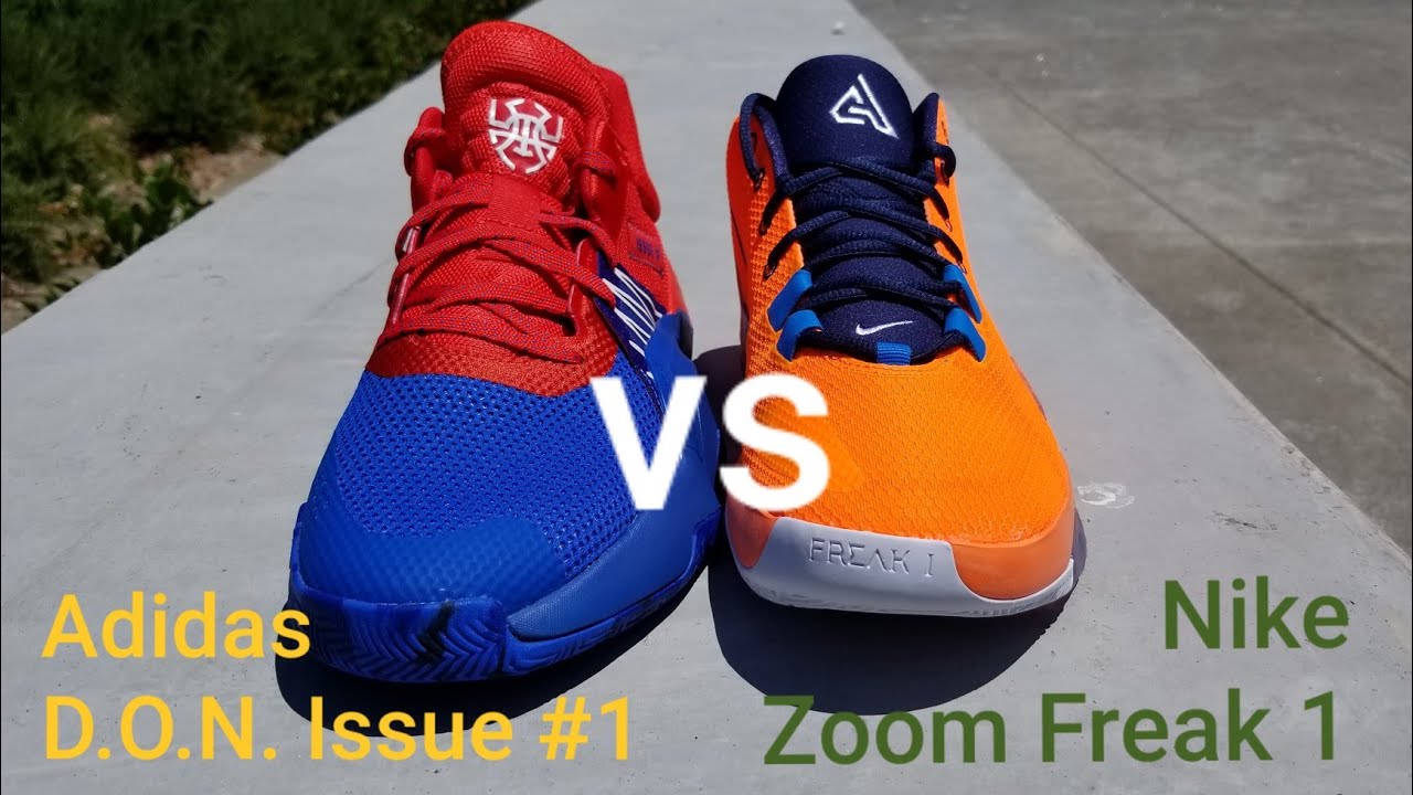 Adidas D.O.N. vs Nike Zoom Freak 1 