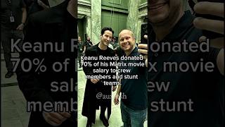Zero Hater In our Generation Paid off most of wealthy to the people who need. #keanureeves #matrix