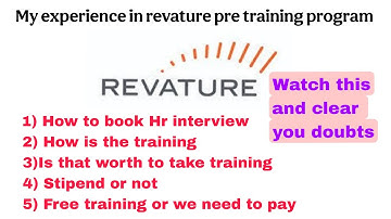 Revature pre training program my experience || is that good or not 🚫