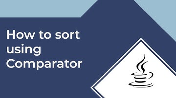 #17 Java Sorting using Comparator Interface
