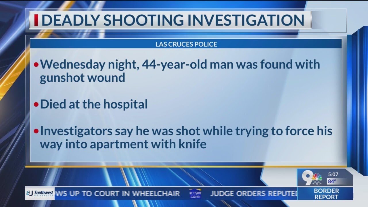 Police investigating shooting death in Las Cruces - YouTube