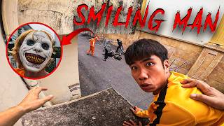 SMILING MAN IN REAL LIFE ESCAPE 17.0 | Horror Parkour Pov Short | Bubbles 3Run