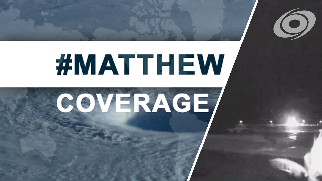 Hurricane Matthew Live Coverage - 10/06/2016, 21:00-22:00 EDT hurricane news video