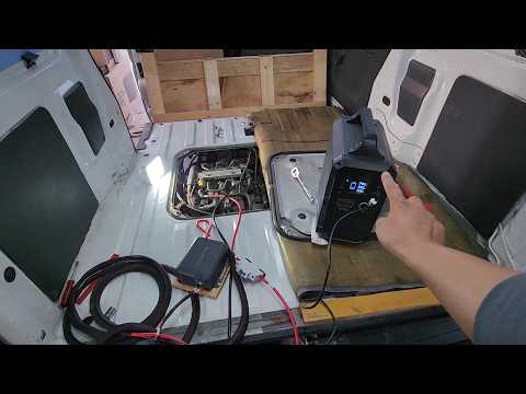 BLUETTI Charger 1、25年前の軽にオルタネーター直結したら動いた^^!