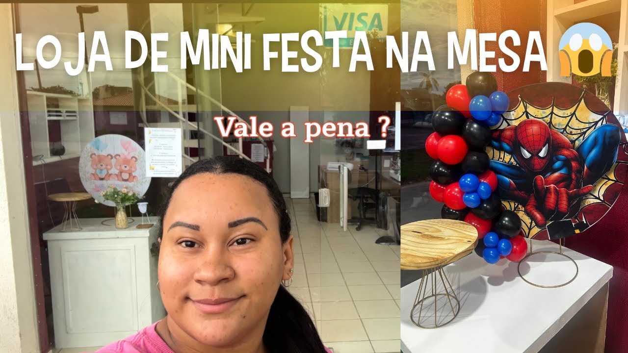 PRIMEIRA LOJA DE MINI FESTA NA CIDADE!🫢