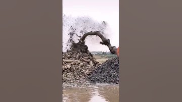 Powerful River Dredging: Clearing Waterways with Precision.