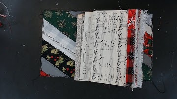 Christmas Junk Journal #80 - Sewing Signatures into Inside Cover