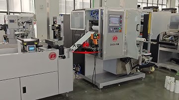 DABA Offline 4 spindles fully automatic turret slitting and rewinding machine to USA